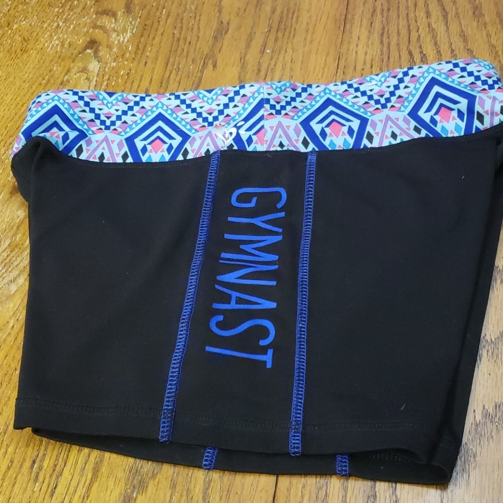 NWOT Justice gymnast shorts, size 16